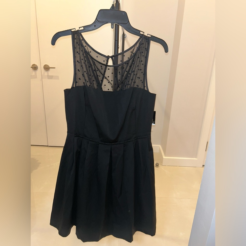 Elegant Black Mini Dress
